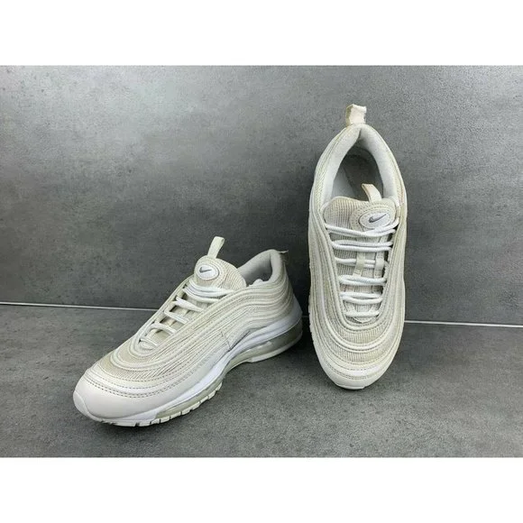 Nike | Shoes | Nike Air Max 97 Triple White Wolf Grey  display picture 1
